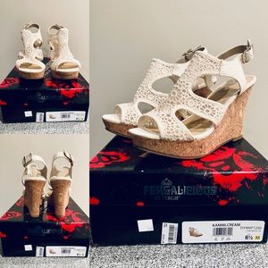 🔥Fergalicious by Fergie Wedge Sandals 👠🔥
